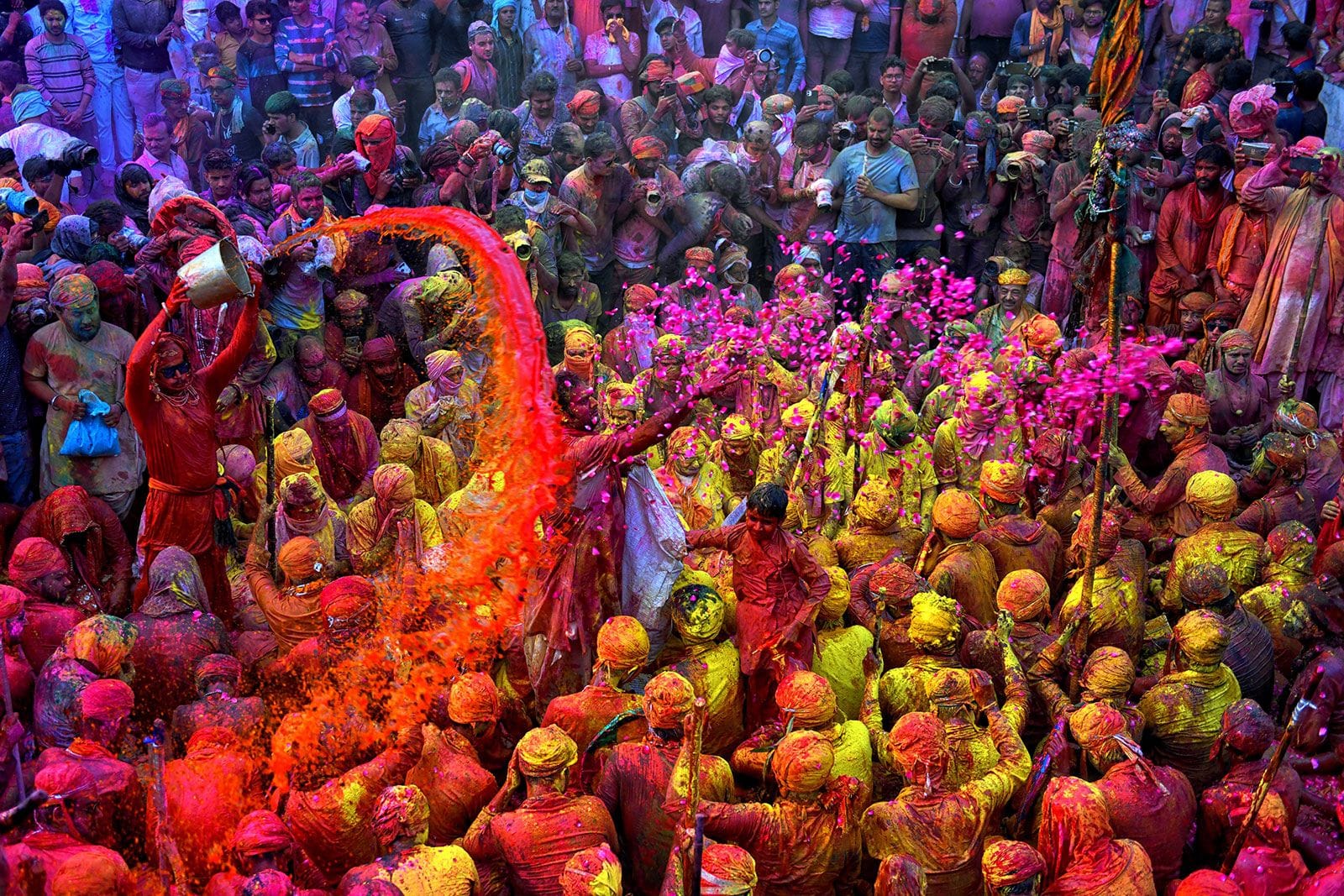Holi celebration
